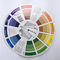 Mischungs-runde Tätowierungs-Zusatz-Paletten-Pigment-Farbrad-Papierkarte