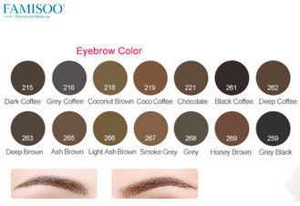 Reines organisches dauerhaftes Make-uptinten-Pigment für Augenbrauen 14 Farben langlebig